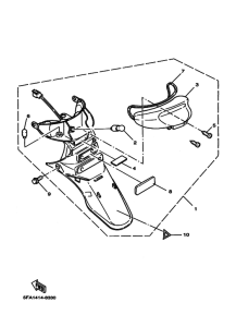 YA100W ﾃｰﾙﾗｲﾄ