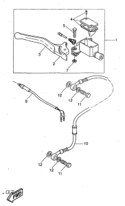 YQ50 Главный тормозной цилиндр