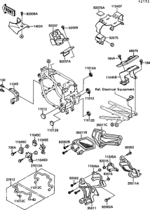 ZX750 Electro bracket