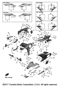 YZF-R6 Обтекатель 2