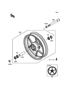 KLZ1000 Переднее колесо