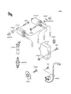 ZX400 Катушка зажигания