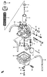 RG50 Carburetor assy
