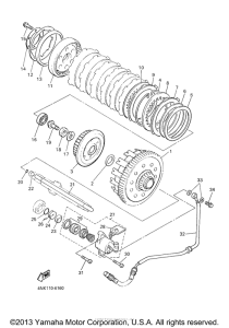 XVZ1300LTM Сцепление
