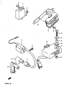 RG125 Equipo electrico