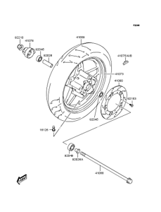 SC150 Переднее колесо