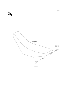 KX125 Сиденье
