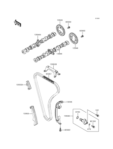 ZG1200 Распред вал