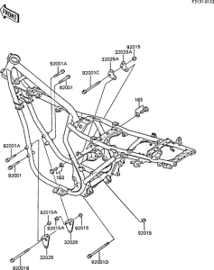 EX305 Рама ,крепежные детали