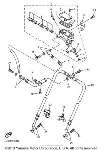 XVZ13LTJ Главный тормозной цилиндр
