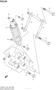 VZ800 Rear Cushion Lever (Vz800L3 E03)
