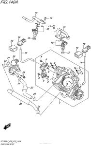 VL1500 Throttle Body (Vz1500L5 E28)