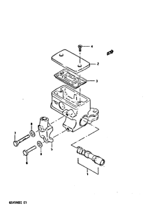 GSX550 Передний тормозной цилиндр