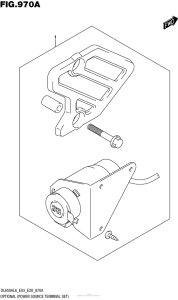 DL650 (ABS) Optional (Power Source Terminal Set)