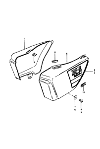 ZR50 Обтекатель задний