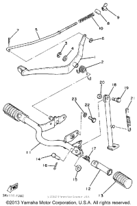 PW80D Stand - footrest