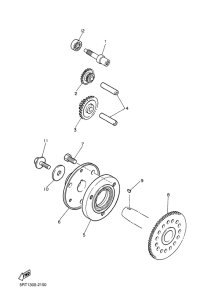 FZS600 Муфта стартера
