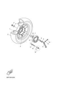 XN150 Переднее колесо