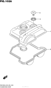 RM-Z450 Крышка головки цилиндров