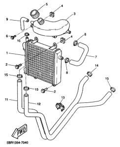YQ50 Radiator. hose
