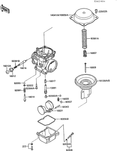 ZL1000 Carburetor parts(1 / 2)