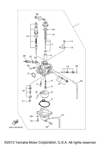TTR50EW Карбюратор