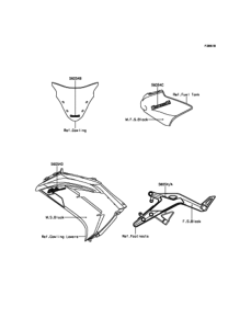 EX400 デカール(ブラック)(EFF)