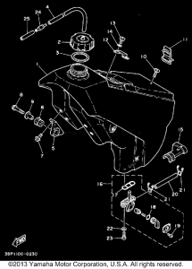  Топливный бак
