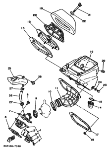 YZ80 YZ80D Впускная система