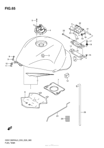 GSX1300R (ABS) Fuel Tank (Gsx1300Ral3 E33)