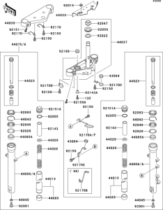 BN125 Передняя вилка