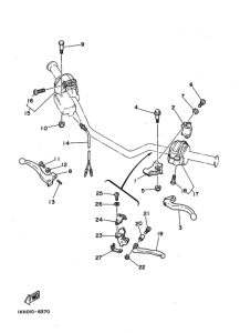 XT225 ﾊﾝﾄﾞﾙｽｲﾂﾁ. ﾚﾊﾞｰ