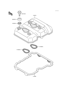 EL250 Крышка головки цилиндров