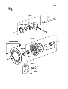 KL600 Переднее колесо