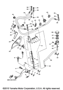 XT1200Z Задний торм цилиндр