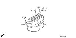 CG125 Крышка головки цилиндров