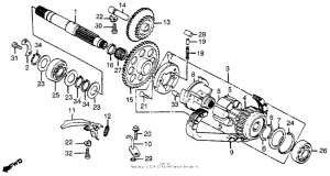 CB650SC Основной вал