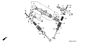 CB250 Распред вал / клапана
