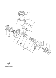  Коленчатый вал и поршни