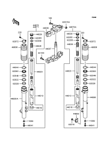  Передняя вилка