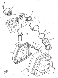 YN50R Впускная система
