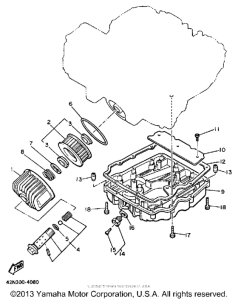 XJ700XS Маслянный фильтр