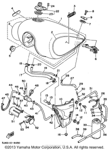 XV1100F Топливный бак