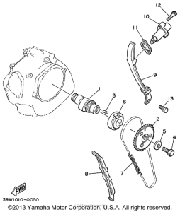 TTR225L Цепь механизма газораспределения