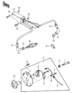 KZ440 Зажигание