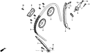 CBR900RR Цепь ГРМ