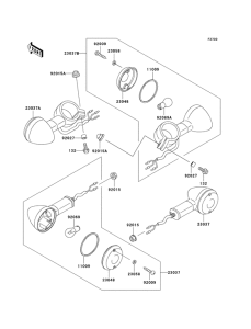 VN800 Поворотники