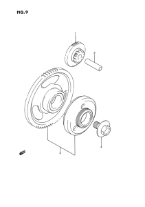 GSX1100 Муфта стартера