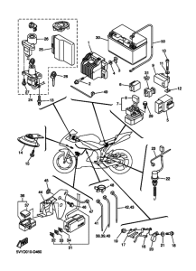 YZF-R1R ( RaceBase) Электрические детали