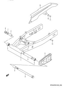 RF600 Маятник задний